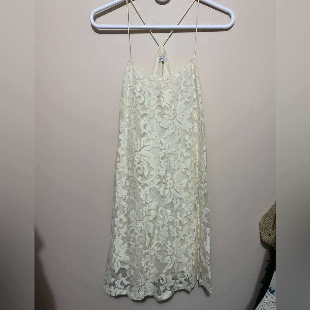 Dainty Hooligan cream lace dress